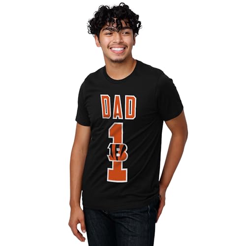 Image of FOCO NFL Mens NFL Team Logo Tee Shirt #1 Dad T-Shirt