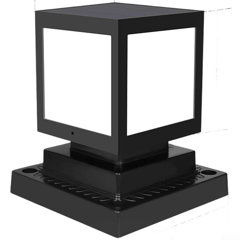 Lampe solaire de jardin en plastique ABS LED blanc chaud (C)