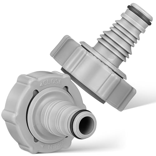 DOITOOL 2 piezas Adaptador Manguera Piscina Compatible Ph Conector Resistente para Tubería Drenaje Ø Fácil Instalación y Desmontaje Accesorio Duradero para Mantenimiento Piscina