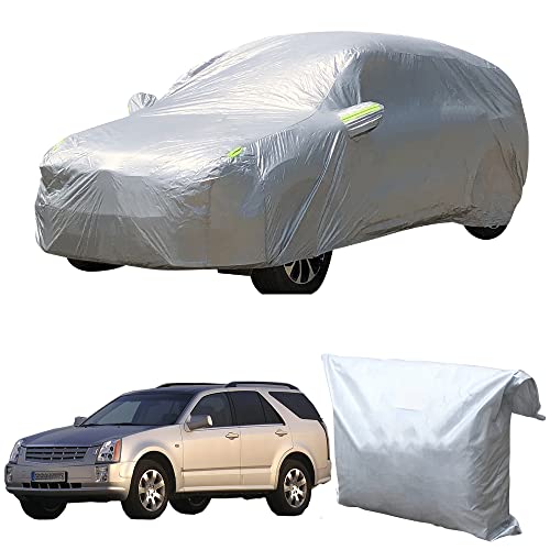 TTLDA Bâche Voiture, pour Cadillac BLS Housse Véhicule Exterieu Doublure Coton Respirant Etanche Anti Grele Anti Pluie Cover