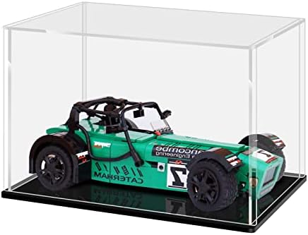 Huijintao Clear Acrylic Display Case Countertop Box Cube Organizer Stand Dustproof Protection Showcase for Action Figures/Toys/Collectibles(6x6x6inch;15x15x15cm)