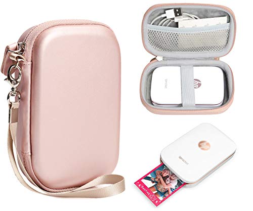Mauve Instant Photo Printer Case for HP Sprocket 2x3, Kodak Mini 2HD Wireless, Kodak Mini Shot Wireless 2in 1, Lifeprint 2x3, HP Sprocket and Polaroid Zip Mobile Printer, Polaroid Snap Touch