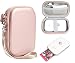 CaseSack Travel Pouch Case with Zipper for Polaroid ZIP Mobile Printer and HP Sprocket, Rose Gold