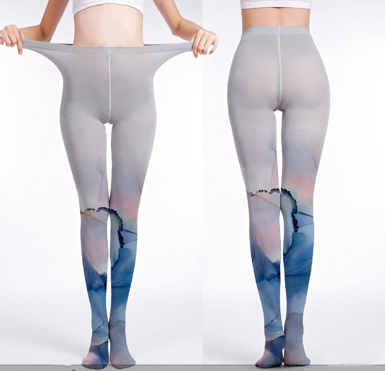 Image of Sahabowi Women Tights, Sheer High Waist Pantyhose, Vintage Control Top Stockings