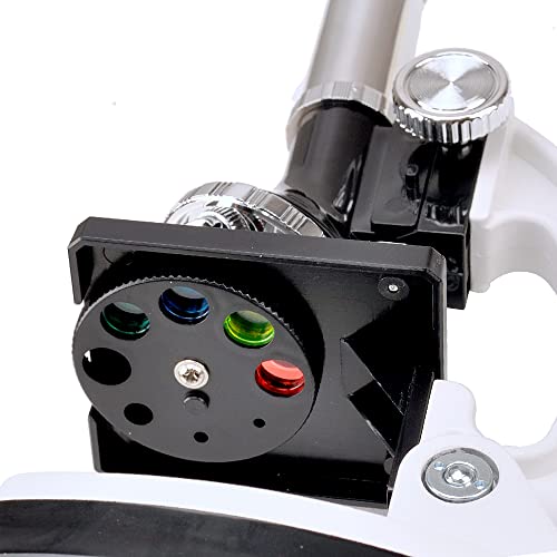 Starboosa Microscope 300X-1200X For Kids Beginners Lab Compound Monocular Microscopes With Optical Glass Lenses & Led Illumination - Microscope With Smartphone Adapter For Kids Beginner #TOP7