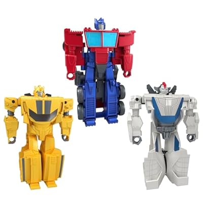 Transformers - Cambiadores de 1 Paso con Giro - Pack de 3 Figuras - Wheeljack, Bumblebee y Optimus Prime de 10 cm | Ya disponible en tu tienda friki favorita! En mundofriki.es!