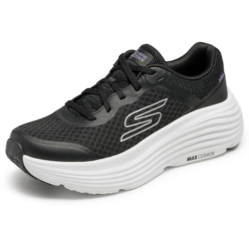 Skechers Damen Max Cushioning Endeavour Canova Turnschuhe, Black White, 38 EU Weit – Ansicht 1