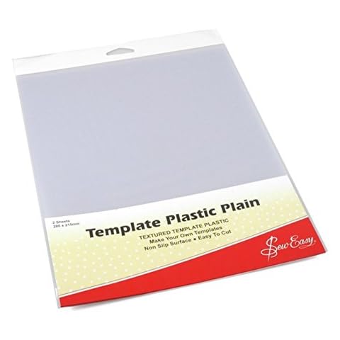 Sew Easy Plastic Template Plain for Quilting Patchwork Making Templates Non Slip ER398 Cover