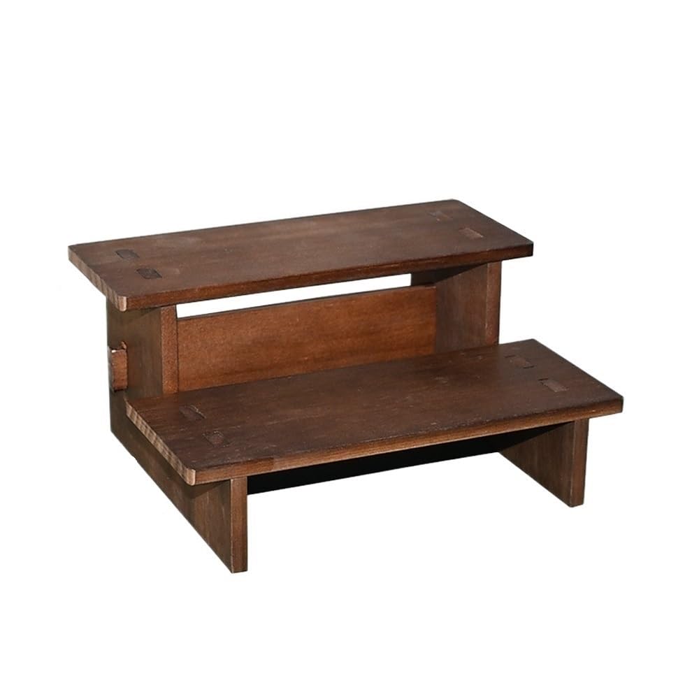 Zeng25liangOu-12 jewellery stand Two Tier Bracelet Display Jewelry Rack Bracelet Jewelry Storage Wooden Ladder for Display and Storage
