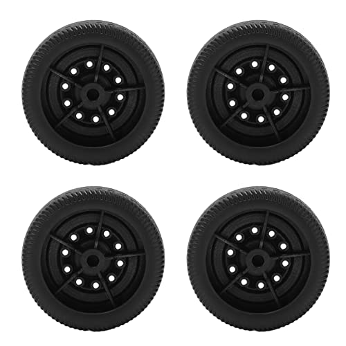 D12 Mini-Originalreifen, RC-Auto-Gummireifen, Kunststoffnaben, RC-Felgenzubehör für WPL D12mini-Upgrade-Teile