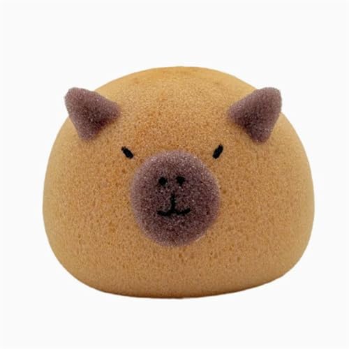 Esponja de baño de animales de felpa para todas las edades que proporciona comodidad y durabilidad en cada lavado, esponja de lavado facial, herramienta de baño, esponja de baño suave