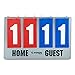 Cannon Sports Flip Scoreboard with Home & Guest Numbers for Score Keeper, Baseball, Volleyball & Tennis