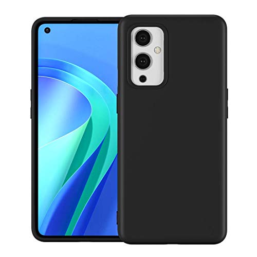 Image of Mobile Back Cover Case for Oneplus 9 (Silicone Case|CameraProtection|Black SC1510)