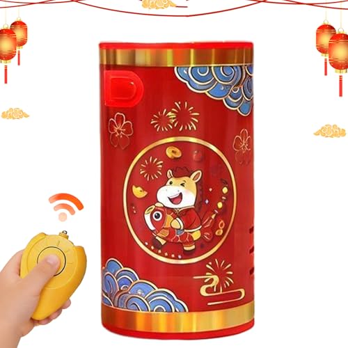 Electronic Chinese New Year Toy – Remote Control Noise Machine | Festive Spring Festival Party Toy with Lights and Music, Creating Exciting Atmosphere for Kids Adults Garden Yard Celebration, Fun