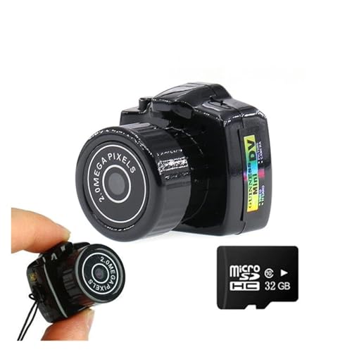 Mini caméra enregistreur pour voiture et sport avec carte 32g