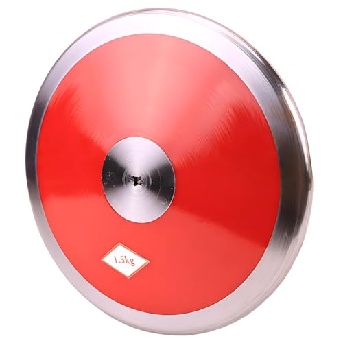 yeeplant 7.08 in (18 Cm), 2 Lbs 3.274 Oz (1 Kg), Red Nylon, Steel Edge, Women’S and High School Track and Field Training and Competition
