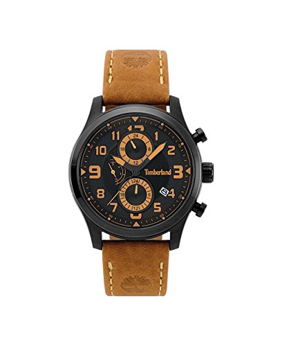 Timberland Reloj Multiesfera para Hombre de Cuarzo con Correa en Cuero TBL.15357JSB/02