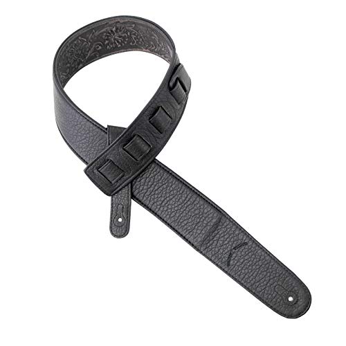 Walker & ‿Williams LIF-02 Sangle rembourrée en cuir avec outils Noir - Les Beatles, Paul McCartney, John Lennon, RIngo Starr, George Harrison Walker & ‿Williams LIF-02 Sangle rembourrée en cuir avec outils Noir – Image 6