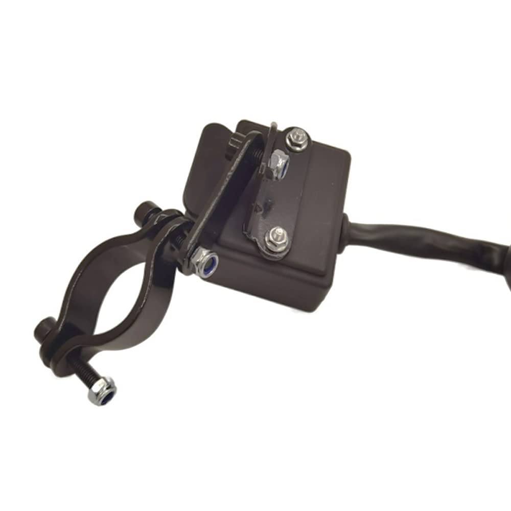 12V Winch Rocker Thumb Switch With Mounting Bracket - UTV ATV Handlebar Control Kit