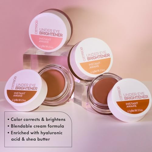Catrice | Under Eye Brightener | Conceal & Brighten Dark Circles | With Hyaluronic Acid & Shea Butter | Vegan, Cruelty Free & Paraben Free (010 | Light Rose) - 3