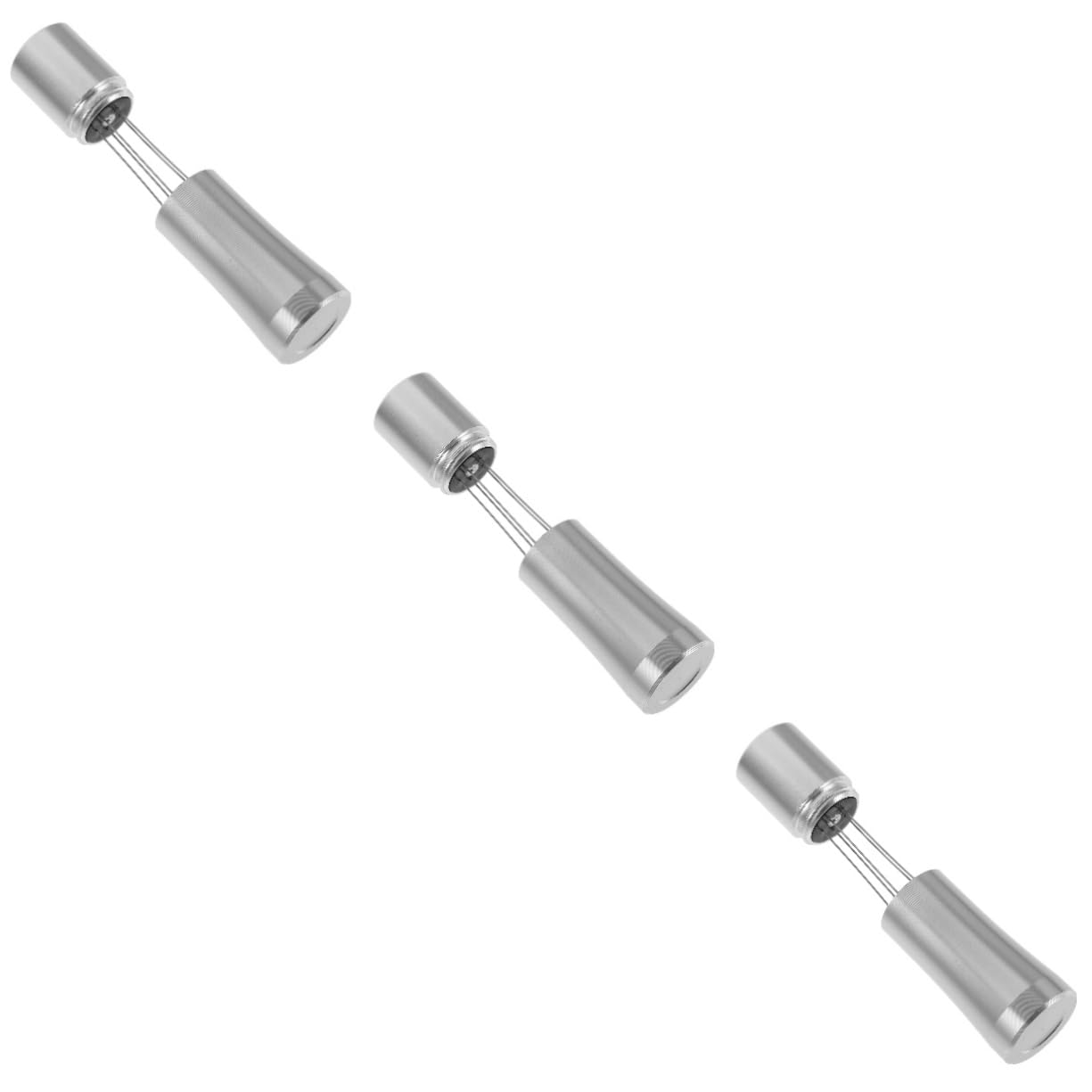 Cabilock 3 Piezas Aguja De Café Estación De Manipulación De Café Filtrar Mezclador Herramientas De Café Expreso Instante Tazas De Espresso Maquina De Cafe Bomba Aleación De Aluminio Silver