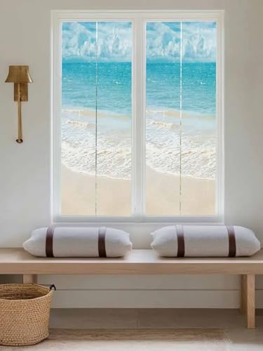 Película para ventana Summer Beach 17.7x39.3 pulgadas miniatura 3