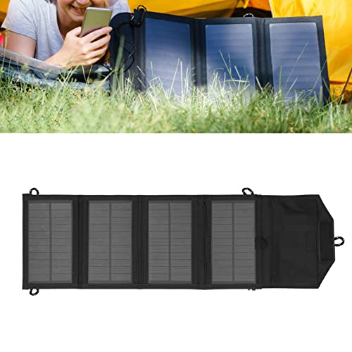 Carregador de Painel Solar, Silício Policristalino 7W 5V Painel Solar Portátil de Alta Eficiência Ba