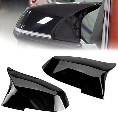 Tapa de la cubierta del espejo retrovisor negro para F20 F21 F22 F30 F32 F36 X1 F87 M3 (Gloss Black) Cover