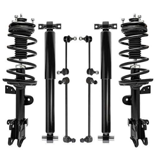 Clunk From Front Suspension When Driving at Low Speed Over Bumps or Turning - 2015 Acura TLX 8 Detroit Axle - 8pc Struts Shocks Kit for 2009-2015 Honda Pilot, 2 Front Struts with Coil Spring Assembly 2 Rear Shock Absorbers 4 Front Rear Sway Bars 2010 2011 2012 2013 2014 Replacement Suspension