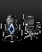 AutoFull G5 Ergonomic Office Chair with 6D Lumbar Support, 360° Adjustable Armrest, Reclining Computer Mesh Chair with Footrest, Blue