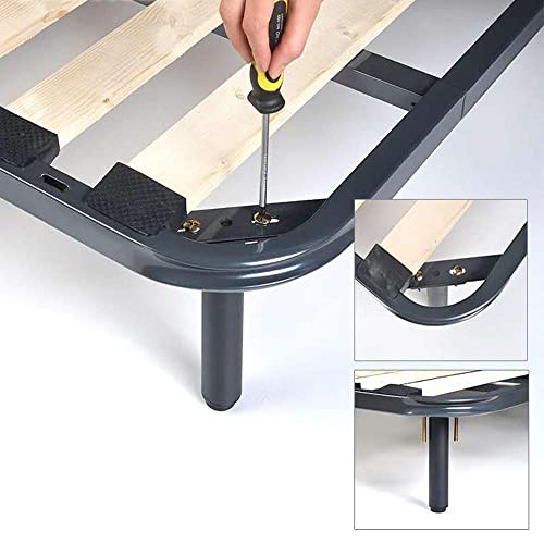 Adjustable Height Center Support Leg, Bed Frame Center Slats Heavy Support Leg, Extra Durable Steel Furniture Feet For Sofa Furniture, Table, King Bed, Metal Steel Feet Replacement Parts(1Pcs, 7"-12") #TOP4