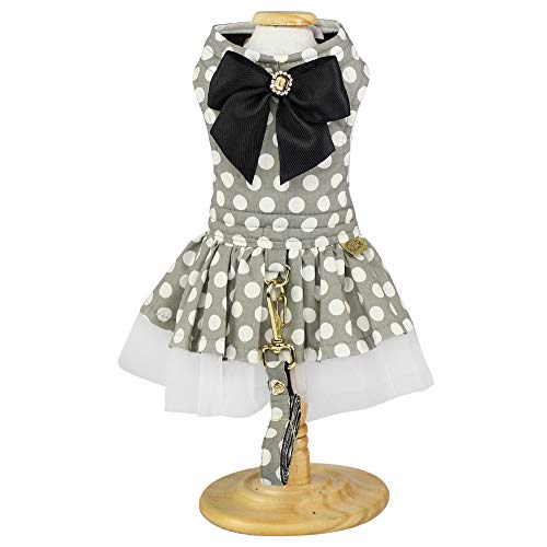 Vestido Baby Princess Bonito para Cães, Tamanho G,Preto