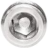 1 NPT Pipe Plug Male Thread Stainless Steel Fitting Countersunk Internal Hex Head(Pack of 2)