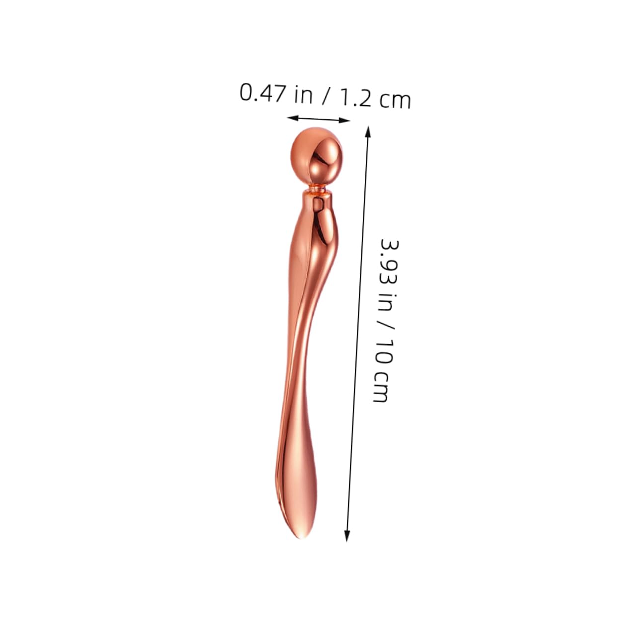 Beavorty 3pcs Zinc Alloy Eye Cream Applicator Facial Roller Massager Spoon for Targeted Skincare Reduces Puffiness Dark Circles Travel Friendly Beauty Tool for Daily Use
