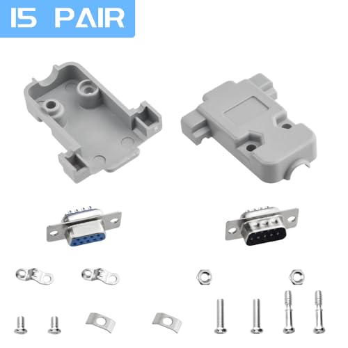 Conector DB9 Solder 9 Pines Macho y Hembra x30 miniatura 3