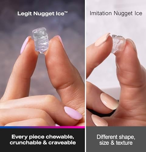 GE Profile Opal 2.0 | Countertop Nugget Ice Maker with Side Tank | Ice Machine with WiFi Connectivity | Smart Home Kitchen Essentials | Stainless Steel