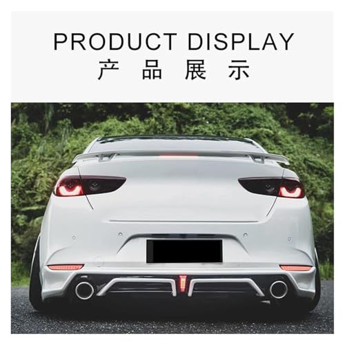 Becquet Mazda 3 Berline 2019-2022 : Spoiler de coffre arrière blanc en ABS kit carrosserie YF