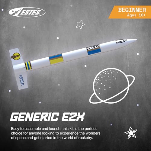 Estes 2008 Generic E2X Rocket-Building Kit, Beginner Customizable Flying-Rocket-Model Kit for Ages 10+ - Image 2