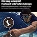 Yechiry Smart for Time Management, Steps Notification and Fitness Tracking with Touch Screen, Multiple Sports Modes, IP68 Water Proof for Climbing, Cycling (Size 8: Approx. 18.1mm /