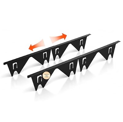 Stove Gap Covers for Electric, Oven Side Guards 2pcs, Gas Range Crack Strip, Stainless Steel Space Filler Between Stove & Counter Top, Crumb Catcher-Adjustable Len. 13.8" to 27.5", Fit 18",22",25" etc