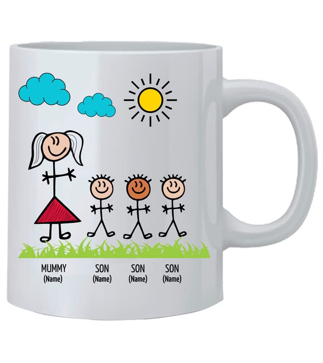 Personalised Dad Mug – Fathers Day Mug Coffee Mugs for dad Funny Mugs Gifts for Mum | Gifts for Mummy Family Friendly Design | Personalised Mum Gifts | Daddy Birthday Gifts Dad Coffee Mug (Mom12)