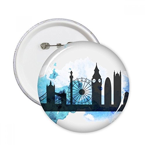 Pin's veste triste ? Habillez vos vêtements avec le badge London 5pcs