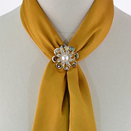 Accesorios de Hebilla para Bufanda, Broche, Hebilla para Bufanda de Seda, broches Huecos, Broche con Cierre para Bufandas, Accesorios de joyería