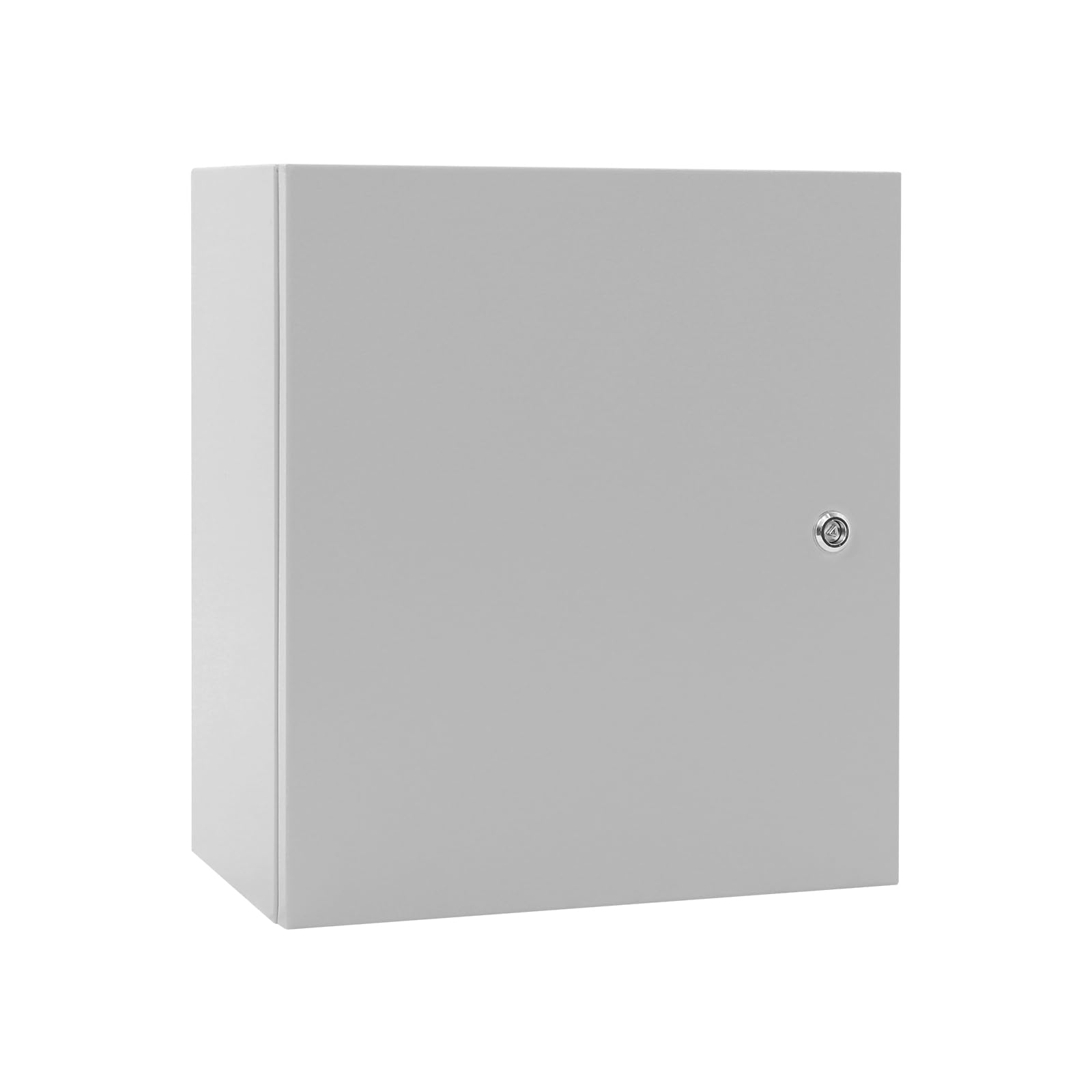Armadietto di distribuzione IP65 IK08, 45 x 50 x 25 cm, scatola elettrica esterna in acciaio con serratura, montaggio a parete, per industria, giardino e cantiere