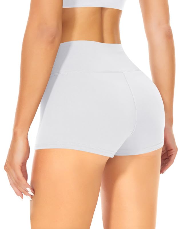 TNNZEET Radlerhose Damen Hohe Taille Shorts Bauchweg Pole Dance Hotpants | Kurze Sporthoser Sommerhose, Festival Outfit für kleid ,Leggings Boxershorts für Yoga Gym