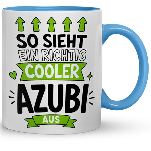 Tasse Azubi &ndash; Cooler Azubi &ndash; Geschenk Ausbildungsbeginn Azubi Geschenkidee Tasse Ausbildung Kaffeebecher