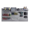 RocVanc Slatwall Panel 4x2FT PVC Slat Wall Panels Garage Slat Wall Organizer Heavy Duty Slatwall Garage Storage Organization Tool for Garages, Sheds, and Homes