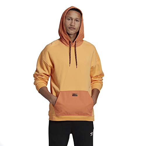 Image of adidas Originals Men's R.Y.V. Utility Hoodie (S, Hazy Orange / Hazy Copper)