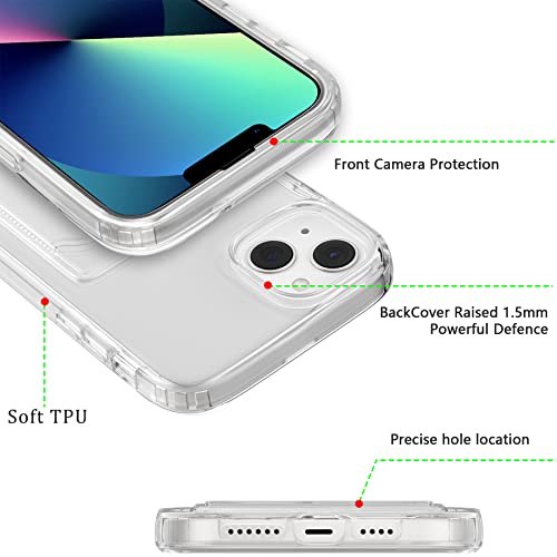 ZCDAYE Case for iPhone 13, iPhone 13(6.1 inch) Clear Phone Case with Card Holder, Slim Clear Soft TPU Shockproof Phone Case for iPhone 13(6.1 inch) - Transparent ZCDAYE Case for iPhone 13, iPhone 13(6.1 inch) Clear Phone Case with Card Holder, Slim Clear Soft TPU Shockproof Phone Case for iPhone 13(6.1 inch) - Transparent