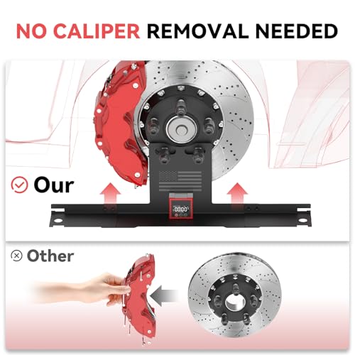 Image of Surfcabin Wheel Alignment Tool - Toe Alignment Plates with Digital Angle Finder, Heightened Design, 2 Imperial Tape Measures, Fits Most Cars, Trucks, and SUVs
